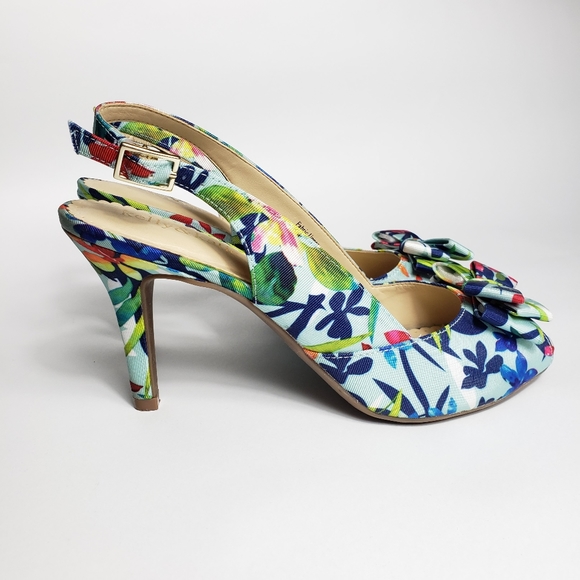 Kelly and Katie peeptoe heels - Picture 4 of 6